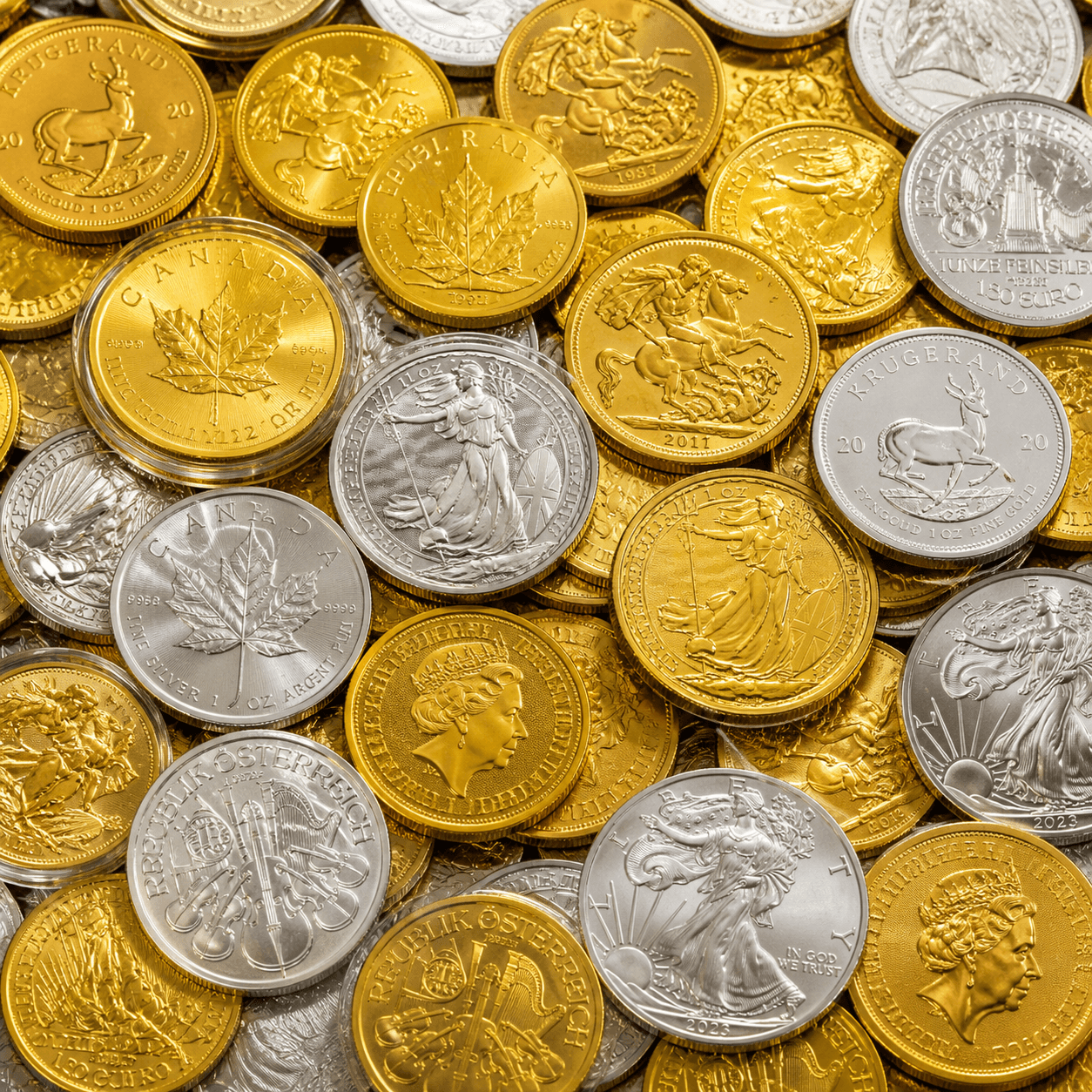 All Gold & Silver Coins & Sovereigns